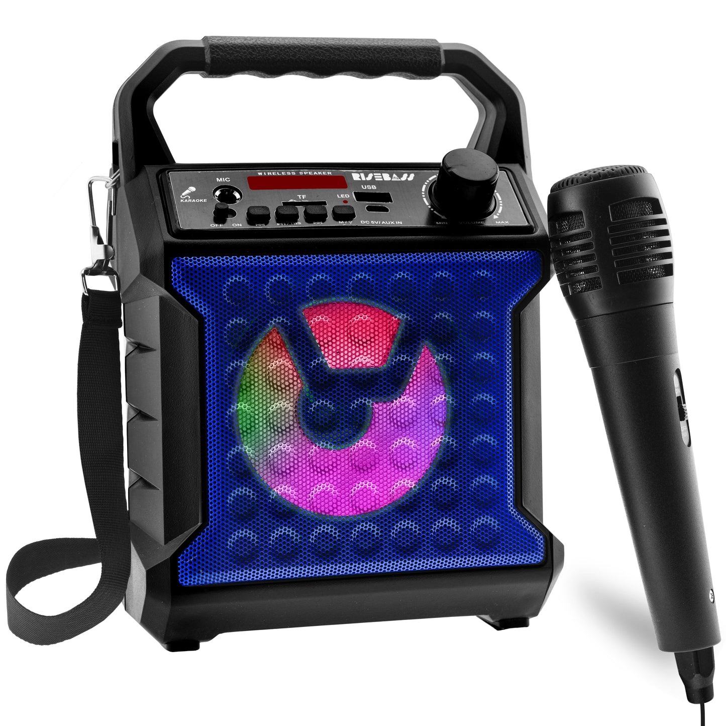 Mobile Karaoke System with Party Lights