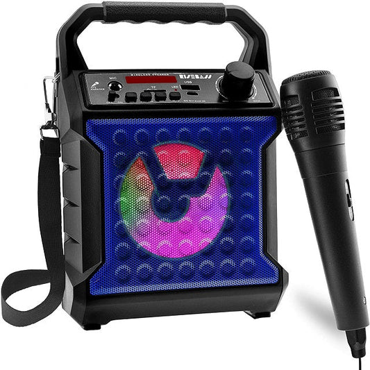 Mobile Karaoke System with Party Lights
